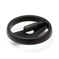 GN 522.3 Handwheel with Retractable Handle Plastic Bush Retracting Mechanism Steel